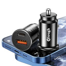 Carregador Veicular Duplo USB 40W Carga Rápida