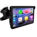 Central Multimídia Portátil Universal com Apple CarPlay e Android Auto