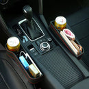 Organizador Veicular de Assento "Gap Filler" com Porta-Copos