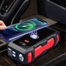 Auxiliador de Partida Portátil 12000mAh com Power Bank e Carregamento por Indução