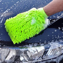 Kit 3 Luvas de Microfibra com Alta Absorção para Lavagem Automotiva Antirriscos