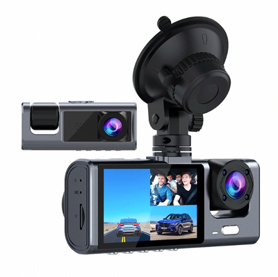 Câmera Veicular Dupla 360° com Visão Noturna Multi Drive