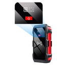 Auxiliador de Partida Portátil 12000mAh com Power Bank e Carregamento por Indução