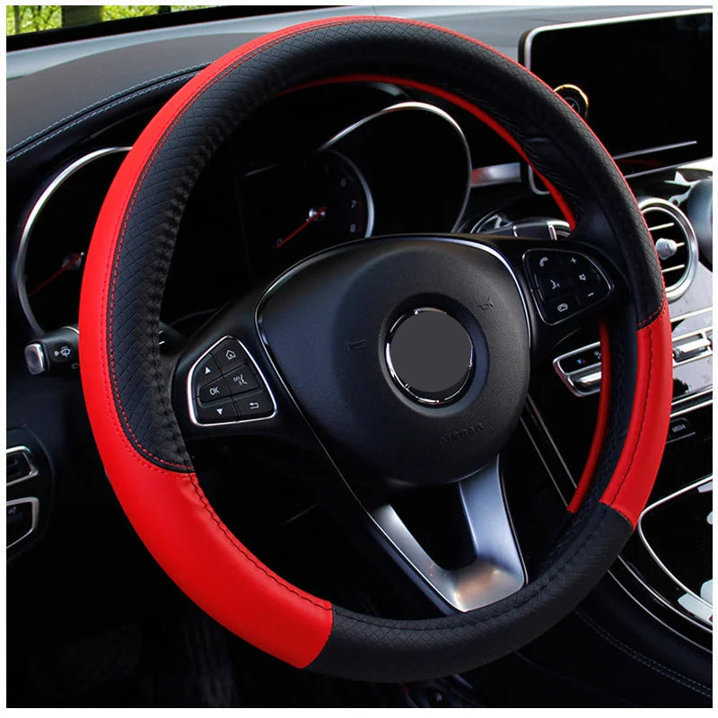 Capa de Volante Antiderrapante em Microfibra de Couro