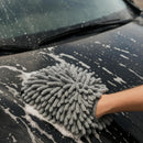 Kit 3 Luvas de Microfibra com Alta Absorção para Lavagem Automotiva Antirriscos