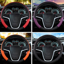 Capa de Volante Bicolor em Couro PU Antiderrapante