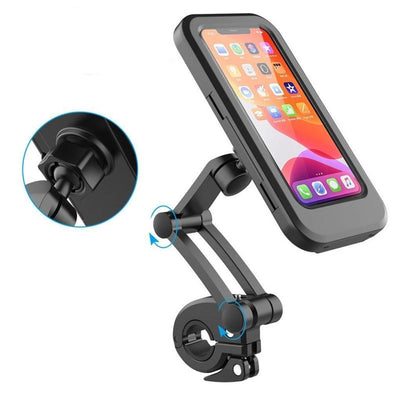 Suporte Impermeável de Celular para Moto e Bicicleta 360°