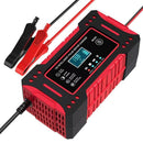 Carregador de Bateria Automotivo Inteligente 12V com Display Digital LCD