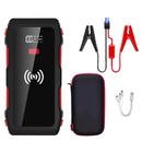 Auxiliador de Partida Portátil 12000mAh com Power Bank e Carregamento por Indução