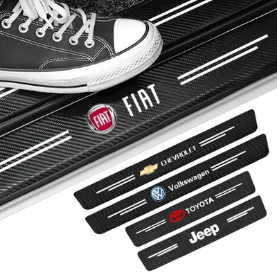 [PAGUE 1 LEVE 4] Protetor Soleira Personalizado Carro Universal Completo