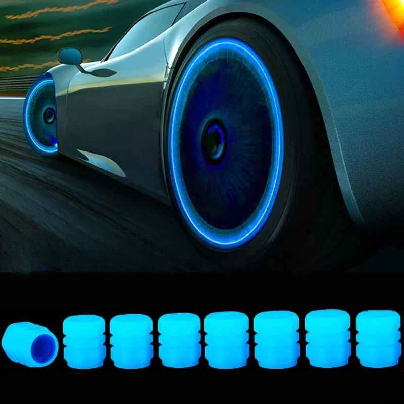 Tampas de Válvula de Pneu com Efeito Fosforescente