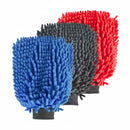 Kit 3 Luvas de Microfibra com Alta Absorção para Lavagem Automotiva Antirriscos