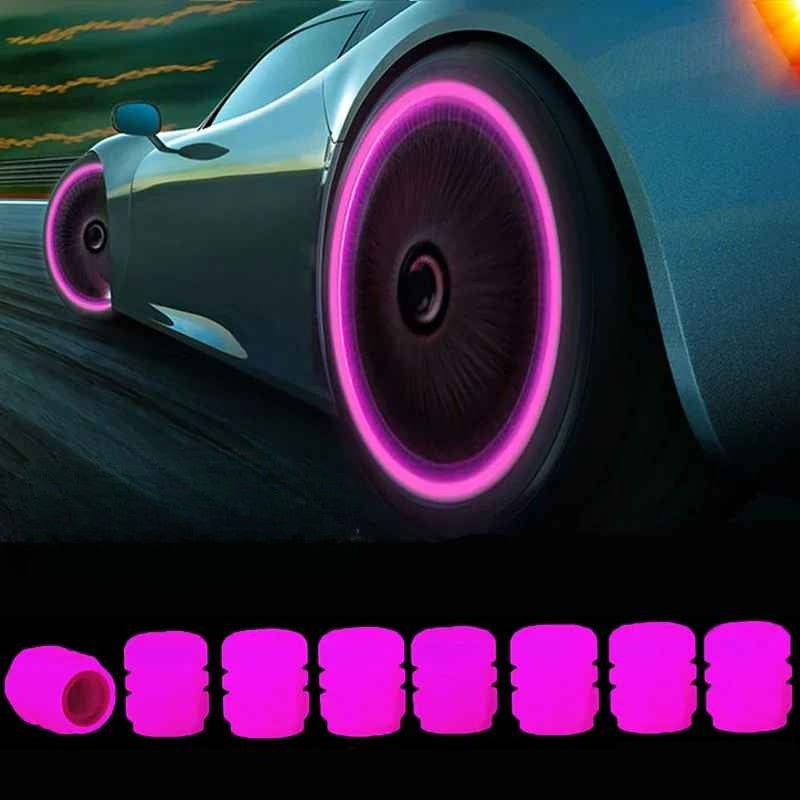 Tampas de Válvula de Pneu com Efeito Fosforescente