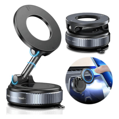 Suporte de Celular para Carro Magnético Ventosa Vácuo 360° Garauto