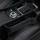 Organizador Veicular de Assento "Gap Filler" com Porta-Copos